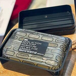 NIB Aramis Rare dual action face soap 2 oz in travel box